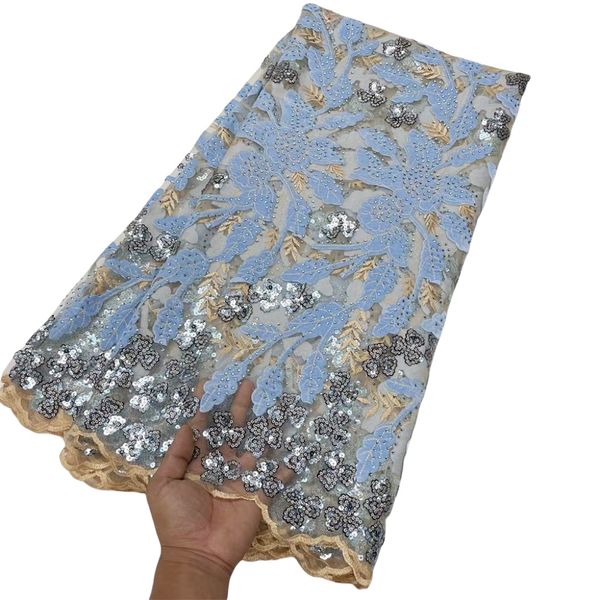 

tulle lace fabric with shiny rhinestones african women wedding sequins textile dress sewing lady birthday gown nigerian female costume 2023, Black;white