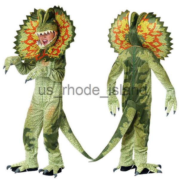 

cosplay christmas costumes boys girls tricera cosplay set children jumpsuit halloween carnival props purim party dinosaur for kid x0818, Blue
