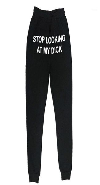 

men039s women039s jogger sweatpants swatching my dick sweatpants hip hop printed high waist pants streetwear17603759, Black