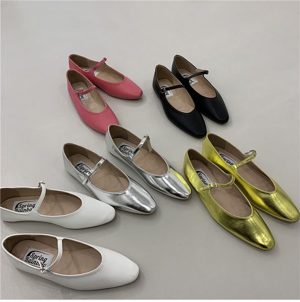 

dress shoes design loafers women's sandals summer elegant shallow shoes ladies casual outdoor candy colors flats heel 230817, Black