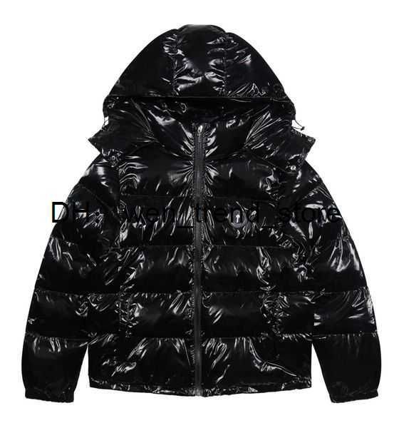 

men's winter warm trapstar london hoodie detachable hooded down jacket black red embroidered letter coat 3 o1r0, Black;brown