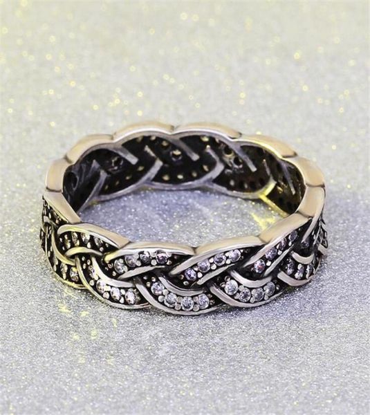 

vecalon new cross women band ring 5a diamonique cz 925 sterling silver engagement wedding ring for women men fashion jewelry2265400, Slivery;golden