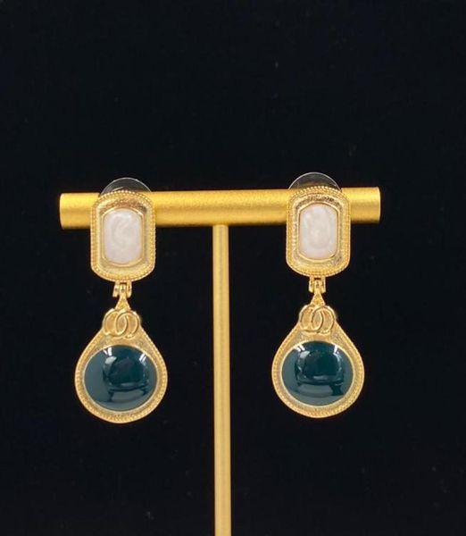 

designer letter studs long earrings pendants crystal luxury brands women rhinestones wedding party jewelry accessories393052729008244, Golden;silver