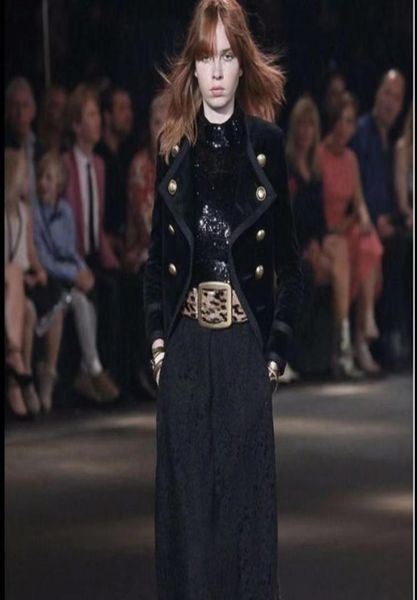 

t150 brand designer star with black velvet small suit female spring dress europe and the united states slim temperament leisure ne4531701, White;black