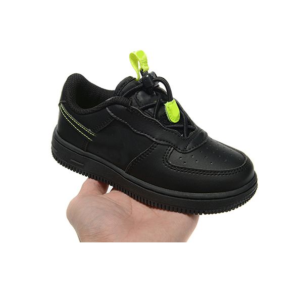 

children's shoes children's shoes white shoes spring and autumn leisure boys' plate shoes soft-soled non-slip children's, Black
