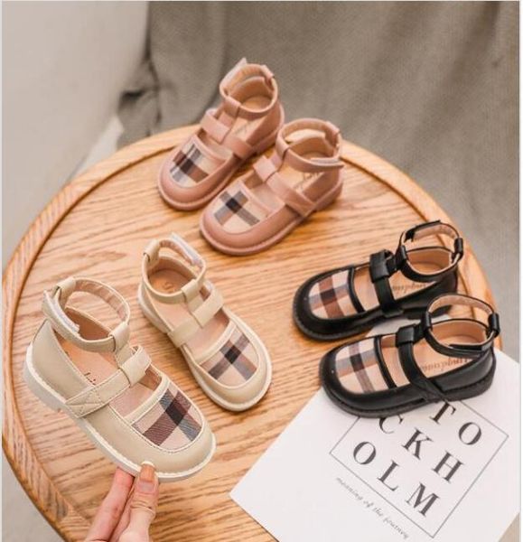 

autumn new children039s casual color matching single shoes fashion girl039s small leather shoes antiskid breathable princess7263467, Black;red