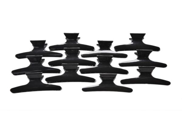 

hair clips whole 12pcs black color crab clamp highquality fashion plastic claw7375141