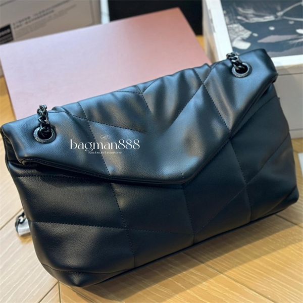 

designer bags shoulder chain bag clutch flap totes bags loulou handbag chain quilted sheepskin caviar leather strap designer women luxurys b