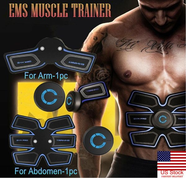 

ultimate abs belt slim stimulator abdominal muscle train toning waist trimmer9795384