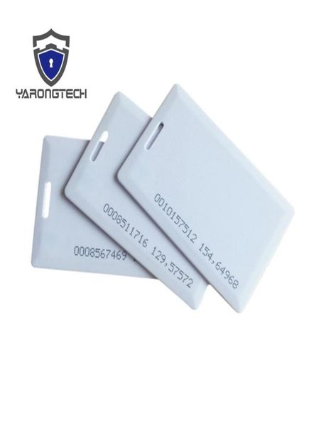 

proximity card access control rfid door entry 125khz em4100 id smart pvc card 100pcs4760694