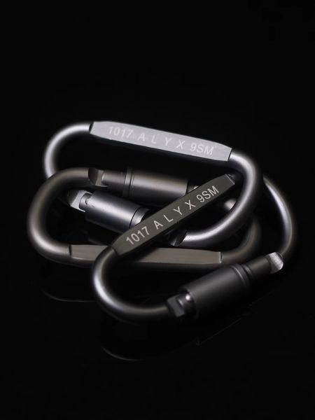 Plush Keychains Sold by 3 pcs/lot---- ALYX belt buckle function outdoor multifunctional lock buckle keychain YS57 230818