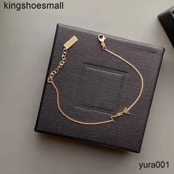 

bangle designer gold chain bracelet womens bracelets love jewelry luxury letter pendant y bracelet for women charm earring wedding g2205242z, Black