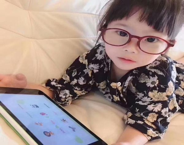 

imported jins screen kids antiblue light plano glasses uvblue cut glasses television pc phone protection glasses muticolor full3029491