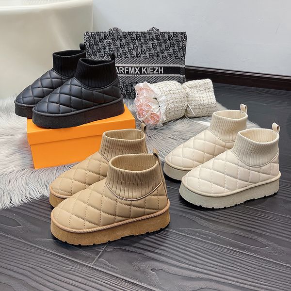 

winter new snow boots cotton shoes women's shoes mingman women's shoes 2319 09, Black