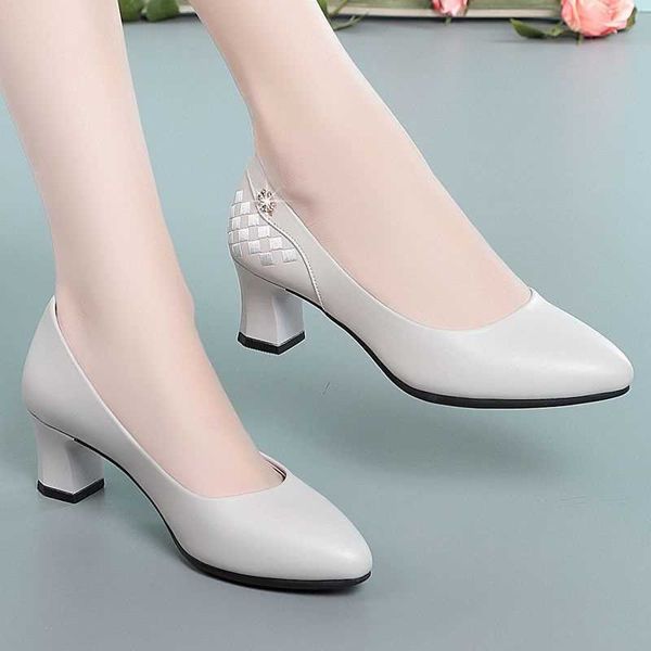 

genuine leather original box women designer dress shoes high heels womens luxurys pumps lady wedding shoes fashion business women dress suit, Black