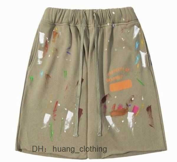 

galery dept shorts new 2023 galleryes dept fashion designer pants sweat pant speckled men's women's loose casual short 2 3ul2, White;black