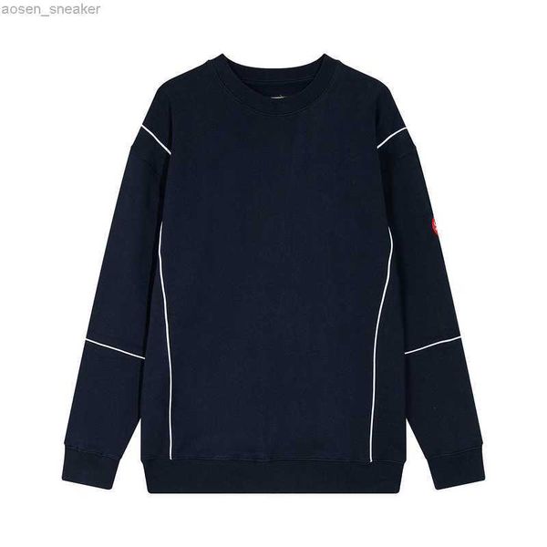 

the new casual patchwork cavempt c.e sweatshirts oversize cav empt crew neck hoodie clothing, Black