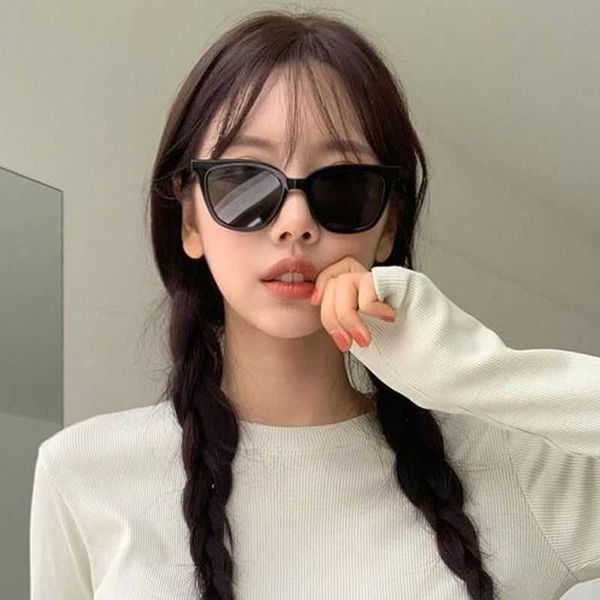 

black for women with high-end inset decorative glasses korean version trendy street p box sunglasses, White;black
