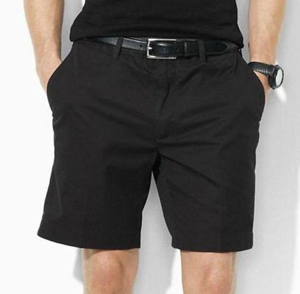 

new usa men polo casual shorts small pony embroidery cotton summer boys classic beach pants solid short trunks s2xl white black n4864548