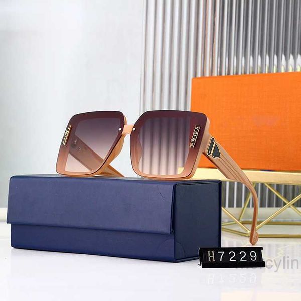 

2023 designer luis vitons sunglasses fashion trendy for women's tan f letter large box for women's sunglasses louiseitys, White;black