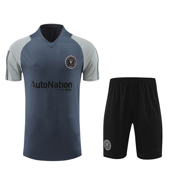 

2023 2024 inter miami tracksuit soccer jerseys short sleeve and vest training suit matuidi campana yedlin beckham mls messies 23 24 football, Black