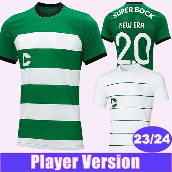 

2023 24 coates lisbon player version soccer jerseys paulinho neto nuno santos pedro g. trincao home away football shirts short sleeve unifor, Black;yellow