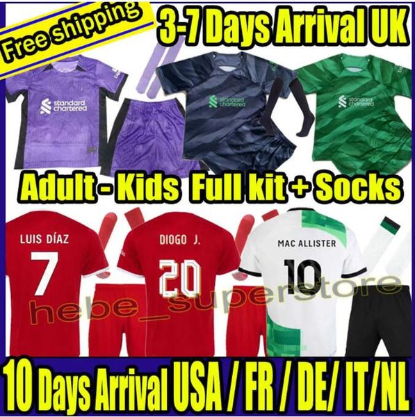 

2023 gakpo darwin 23 24 mac allister soccer jerseys home away third darwin luis diaz alexander arnold 2024 fan player version football men k, Black;yellow