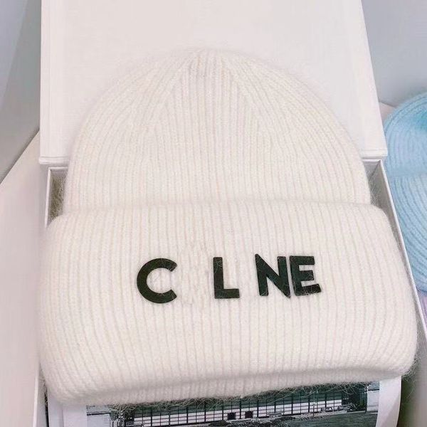 

Celns Bonnet Knitted Designer Women's Beanie Cap Warm Fashion Men's Fisherman CEL Hat