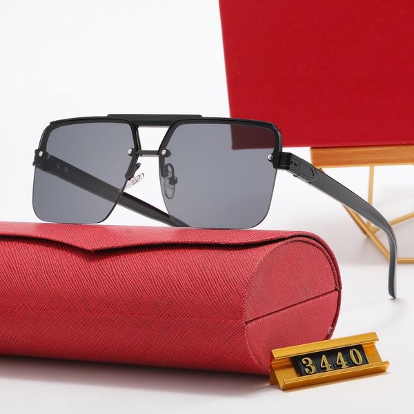 

luxury mens sunglasses polaroid lens designer womens mens goggle senior eyewear for women eyeglasses frame vintage metal sun glasses, White;black