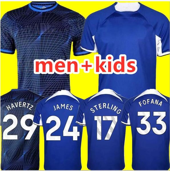 

2023 2024 caicedo nkunku jackson cfc soccer jerseys disasi 23 24 enzo mudryk james sterling cucurella chukwuemeka football shirt men kids ug, Black;yellow