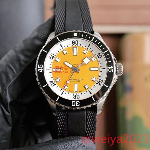 

aaa breitling luxury men watch super ocean ceramic bezel superocean sapphire avenger hurricane chronometer automatic movement wristwatches 1, Slivery;golden