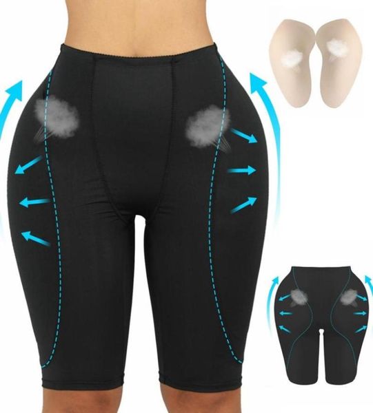 

women039s shapers women waist trainer bulifter padded hip enhancer shapewear thigh trimmer control panties body shaper fak8549297, Black;white