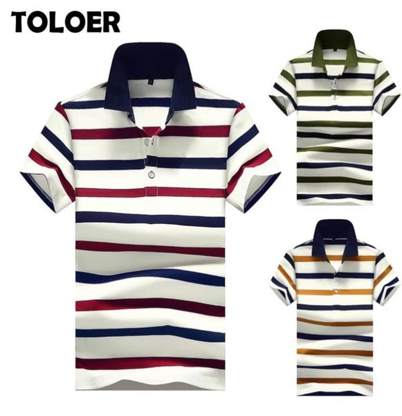 

new 2020 fashion striped mens shirts comfortable summer shortsleeve business shirts casual men clothes drop4219525, White;black