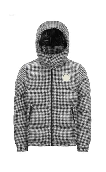 

d brand winter men black and beige down jacket british style thickened warm short hooded business leisure coats