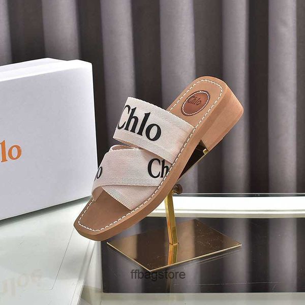 

strap woodies letter shoes heels cross summer feet brand ladies slippers cloe braided slipper casual sandals thick 2023 woody large women by