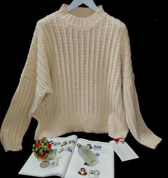 

pullover of autumn winter money languid lazy wind sweaters are pure and loose knitwear93083361949850, White;black
