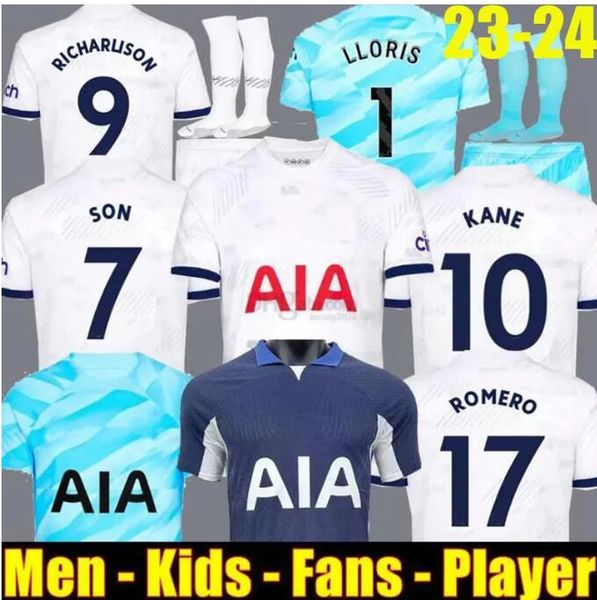 

tottenham 23 24 kane son richarlison soccer jerseys pedro porro kulusevski hojbjerg away perisic danjuma porro football kit shirt bentancur, Black;yellow