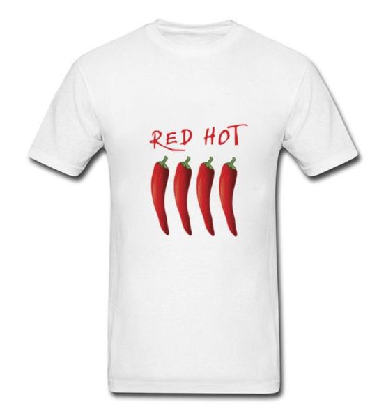 

men039s tshirts chili vegetable funny tshirt red peppers design hipster tshirt spicy food music party streetwear precotton m6396734, White;black