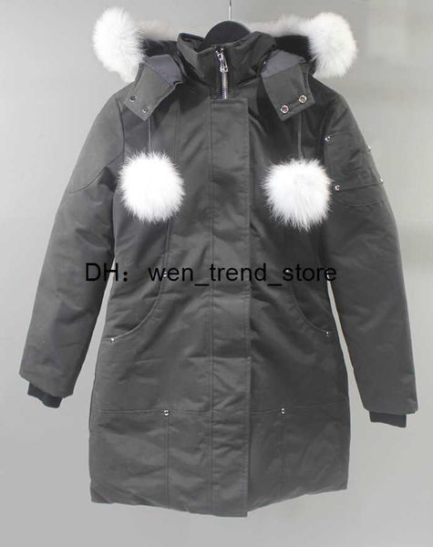 

canadas men's down parkas jackets casual 22ss mens moose jacket outwear outdoor doudoune man winter coat usa knuck warm clothings goose, Black