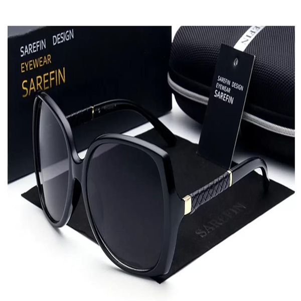 

2022 new fashion vintage sunglasses women brand designer womens sunglasses ladies sun glasses with cases and box316h, White;black