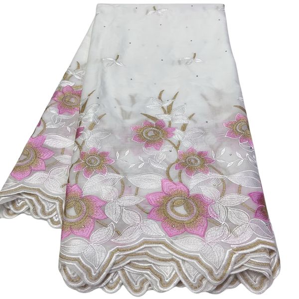 

swiss voile fabric lace 5 yards cotton clothing african women women wedding formal embroidery dress textile dinner party female apparel 2023, Black;white