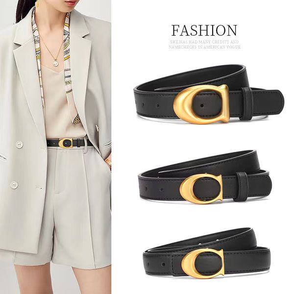 

luxurys golden 2023 mirror quality dress black belt woman tabby gold silver lady business mens 7a designer for man casual genuine leather pr, Black;brown