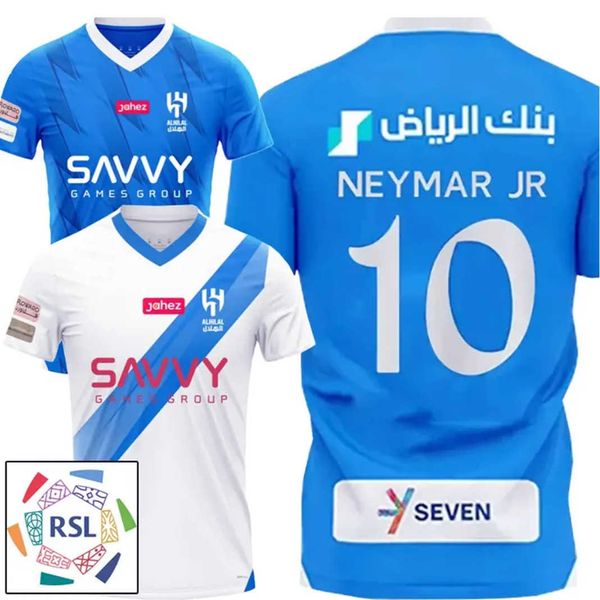 

2023 2024 al hilal saudi soccer jerseys neymar jr malcom neves sergej vietto koulibaly lghalo kanno home away 23 24 football shirt adults, Black;yellow