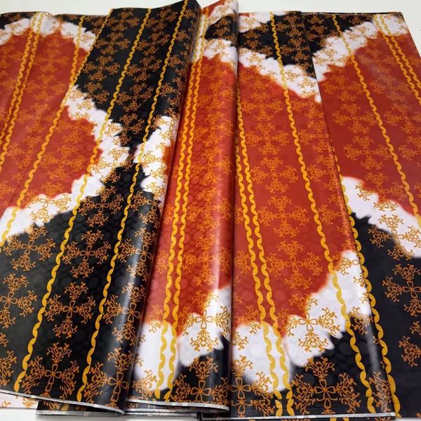 

4 yards soft bazin lace fabric with perfume african women birthday party printing dress textile ladies clothing sewing craft female gown 202, Black;white