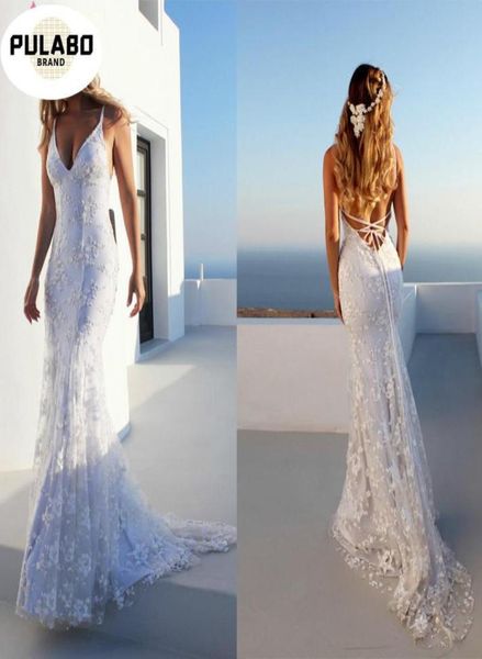 

women vintage boho long backless white beach party dress appliques lace v neck spaghetti strap princess bride vestidos casual dres6770109, Black;gray