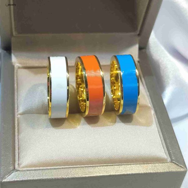 

luxury designer ring fashion printing letter rings for man or woman titanium steel jewelry supply, Silver