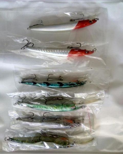 

10pcs minow poper vib crank hard lure0123456789108432574