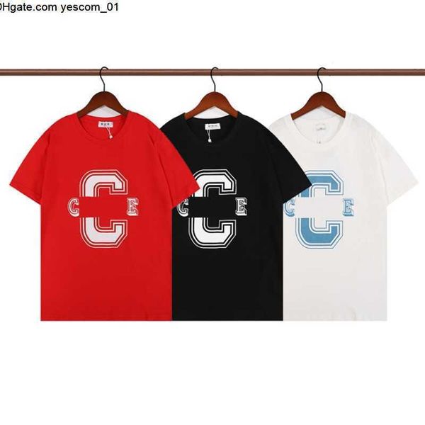 

shirt mens t summer designer t-shirts fashion letter c print for men women short sleeve tee shirt crew neck cotton tees lovers black red whi, White;black