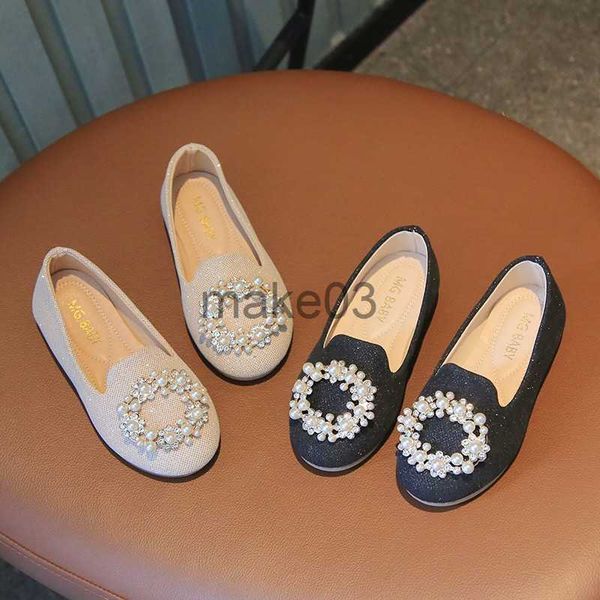 

sneakers girl's loafers elegant pearl beautiful fashion children flat shoes 2635 autumn slipon leisure comfy chic kids casual shoe j230, Black;red