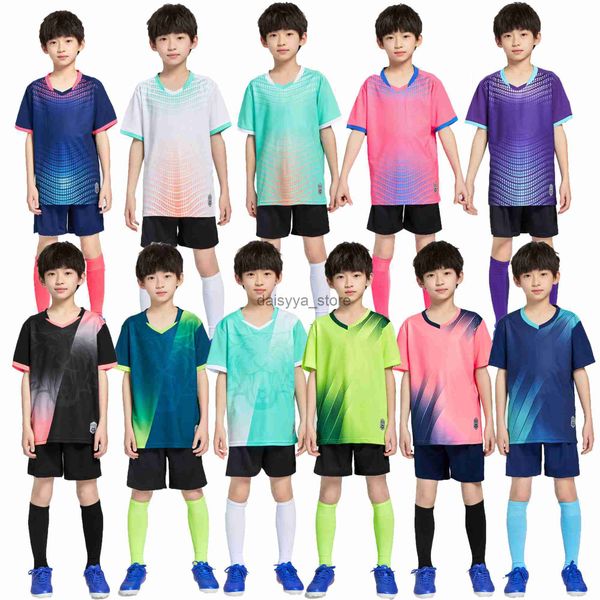 

other sporting goods boys football jerseys tracksuit children soccer sports uniforms kids play ball sportswear kits children's football